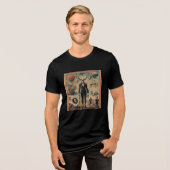 Sinister Circus Sideshow - Freaky Karneval Freaks Tri-Blend Shirt (Vorderseite voll)