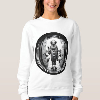 Sinister Clown an deiner Tür | Fisheye Sweatshirt