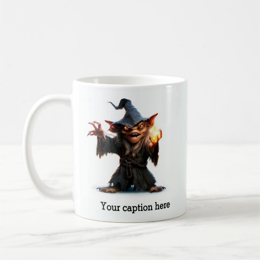 Sinister Goblin Wizard Summoner Kaffeetasse (Links)