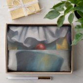 Sinister Grin: Beängstigender Clown-Dekoupage Seidenpapier (Geschenk)