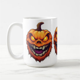 Sinister Grinning Pumpkin Head Kaffeetasse
