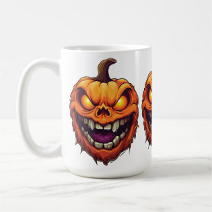 Sinister Grinning Pumpkin Head Kaffeetasse