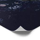 Sinister Hexe Casting a Zauber in einem dunklen Wa Poster (Ecke)