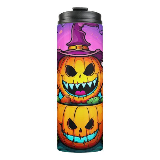 Sinister Jack-O-Lantern Thermosbecher (Vorderseite)