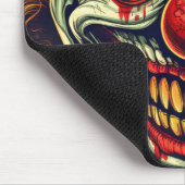 Sinister Karneval Clown Illustration Art Mousepad (Ecke)