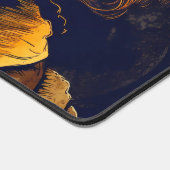 Sinister Karneval Clown Illustration Art Schreibtischunterlage (Ecke)