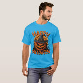 Sinister Pumpkin Hexe Night Basic Men T - Shirt (Vorne ganz)