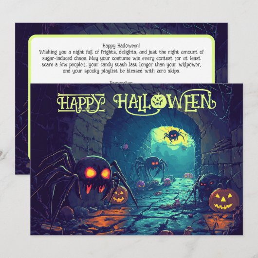 Sinister Sewer Spektakuläre Karte (Vorne/Hinten)