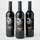 Sinister Sip - Halloween Wine Label von STUDIO 69 Weinetikett (Flaschen)