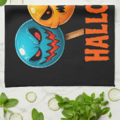 Sinister Süßigkeiten Halloween Geschirrtuch (Gefaltet)