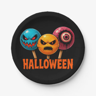 Sinister Süßigkeiten Halloween Pappteller