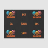 Sinister Süßigkeiten Halloween Seidenpapier (Vorderseite)