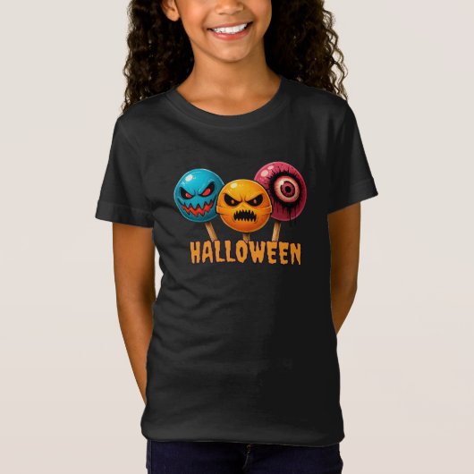 Sinister Süßigkeiten Halloween T-Shirt (Vorderseite)