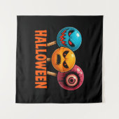 Sinister Süßigkeiten Halloween Wandteppich (Vorderseite (Horizontal))