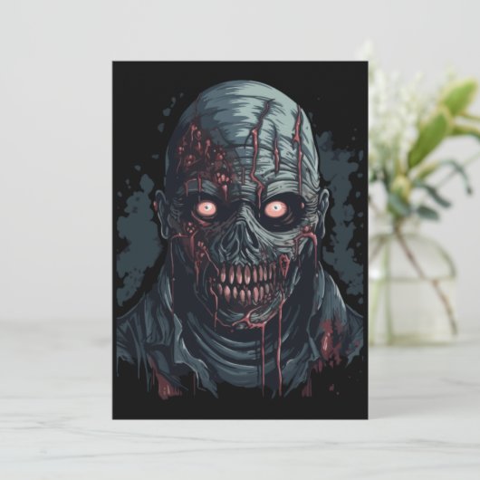 Sinister Untot Einladung (Stehend Vorderseite)