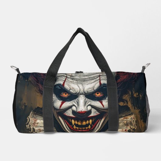 Sinister Vampire Clown Duffel Bag Duffle Bag (Vorderseite)