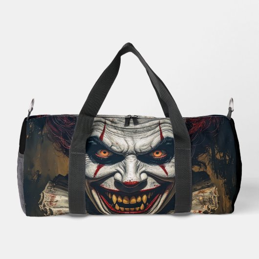 Sinister Vampire Clown Duffel Bag Duffle Bag (Rückseite)
