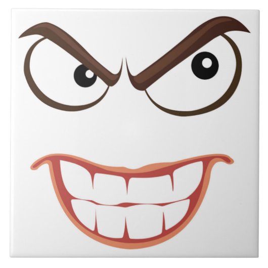 SINISTERGESICHT FLIESE (Vorderseite)