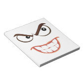 SINISTERGESICHT NOTIZBLOCK (angewinkelt)