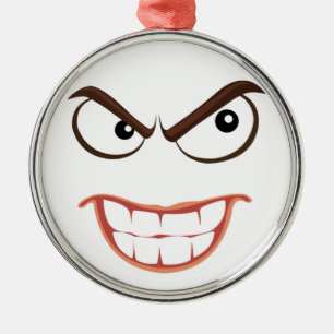SINISTERGESICHT ORNAMENT AUS METALL