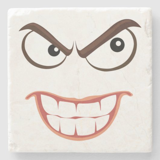 SINISTERGESICHT STEINUNTERSETZER (Vorderseite)