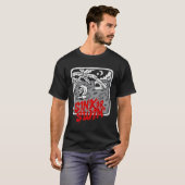 Sink oder Swim Gothic Surfer Tarot Satanic Hexe Go T-Shirt (Vorne ganz)