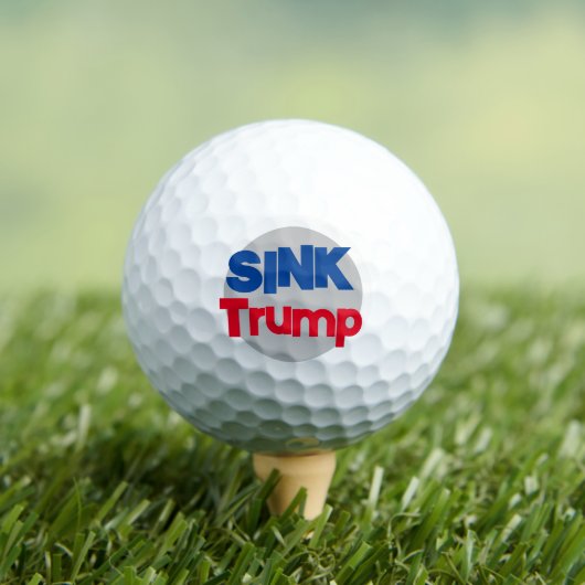 Sink Trump Golf Golfball (Insitu T-Shirt)