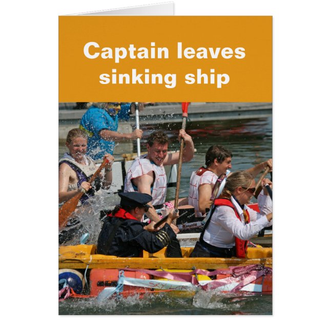 Sinken der Schiffskarte (Vorne)