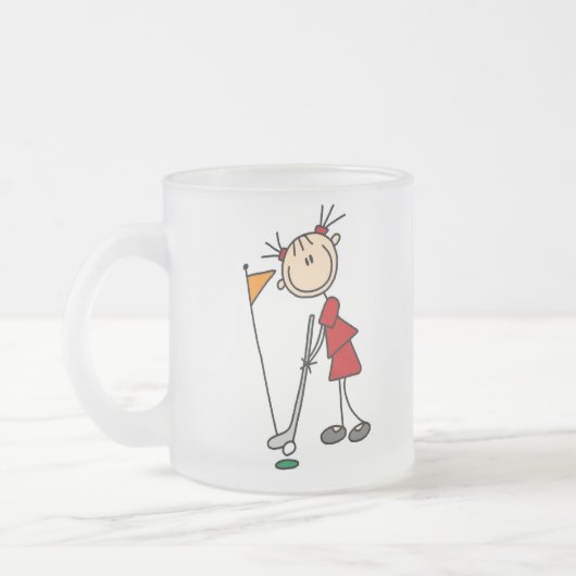 Sinken des Schlags von der grünen Tasche Mattglastasse (Links)