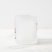 Sinken des Schlags von der grünen Tasche Mattglastasse (Mittel)