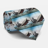 Sinken des titanischen magische Laternen-Dias Krawatte (Gerollt)