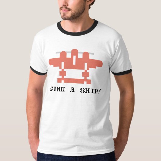 Sinken Sie ein Schiff T-Shirt (Vorderseite)
