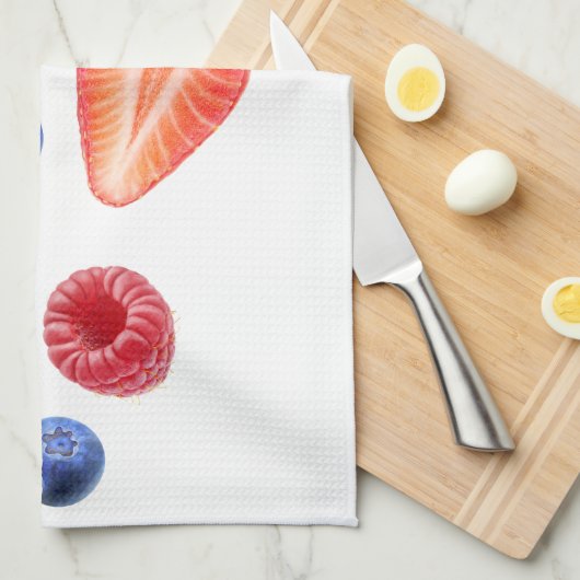 Sinkende Beeren Handtuch (Viertel Falte)