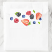 Sinkende Beeren Rechteckiger Aufkleber (Tasche)