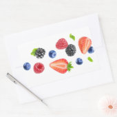 Sinkende Beeren Rechteckiger Aufkleber (Umschlag)