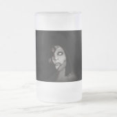 Sinkende Engel fallen Mattglas Bierglas (Mittel)
