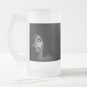 Sinkende Engel fallen Mattglas Bierglas