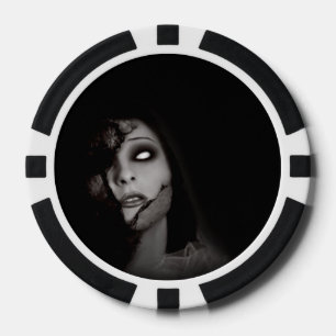 Sinkende Engel fallen Pokerchips