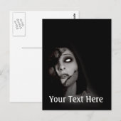 Sinkende Engel fallen Postkarte (Vorne/Hinten)