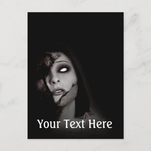 Sinkende Engel fallen Postkarte (Vorderseite)