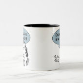 Sinkende Größe ist so viel Spaß Zweifarbige Tasse (Mittel)