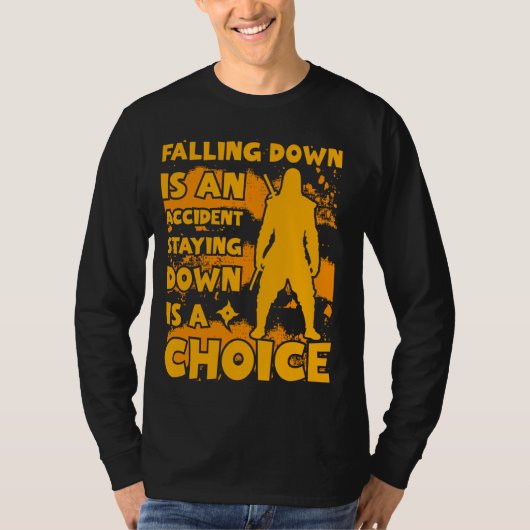 Sinkende ist ein Unfall, der bleibe, ist eine Wahl T-Shirt (Vorderseite)