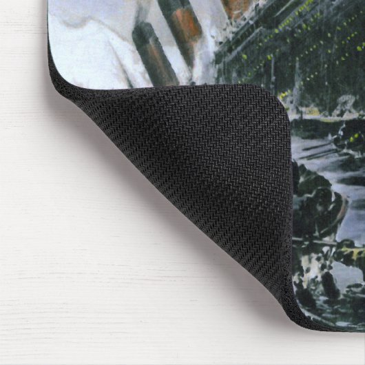 Sinkender Effektivwert titanisch Mousepad (Ecke)