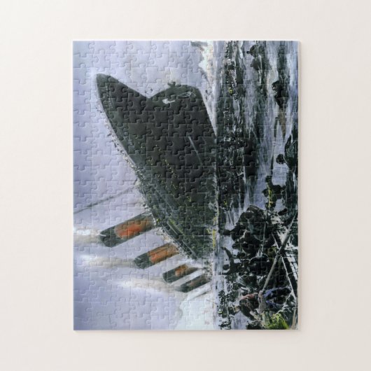 Sinkender Effektivwert titanisch Puzzle (Vertikal)