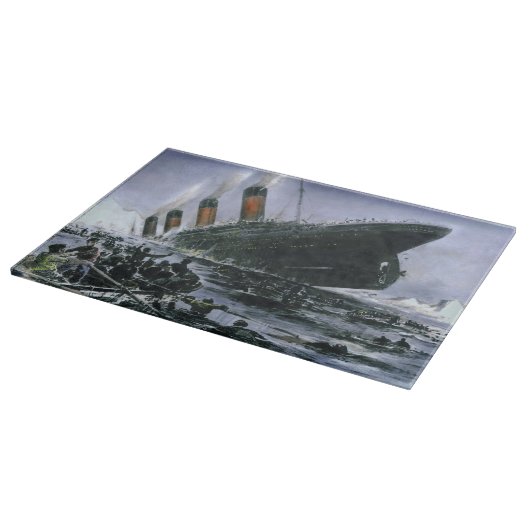 Sinkender Effektivwert titanisch Schneidebrett (Ecke)