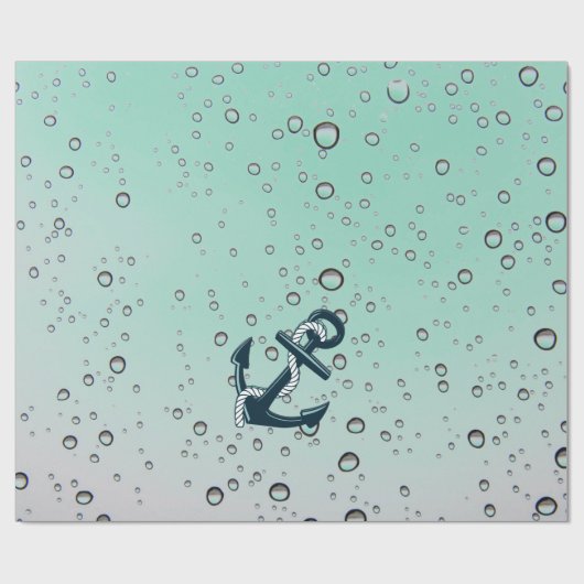 Sinkender Seeanker Geschenkpapier (Flach)