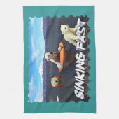 Sinking Fast Geschirrtuch (Vertikal)