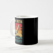 Sinking Putts Banging Sluts Golf Player Coach Vint Kaffeetasse (Vorderseite Links)
