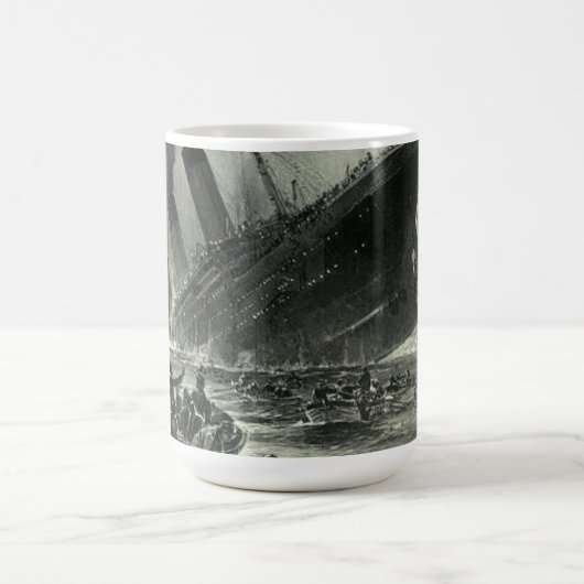 Sinking RMS Titanic Kaffeetasse (Mittel)