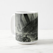 Sinking RMS Titanic Kaffeetasse (Vorderseite Links)